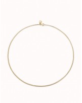 CADENA BOLITAS BAÑADA EN ORO DE UNOde50