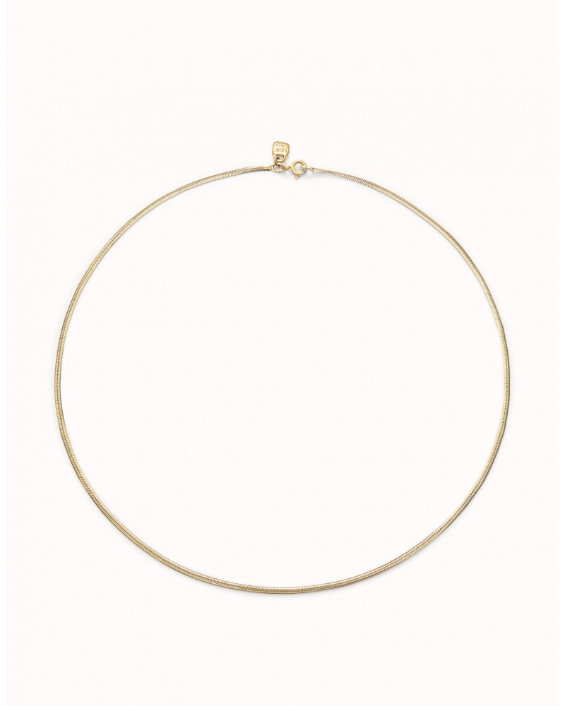 CADENA BOLITAS BAÑADA EN ORO DE UNOde50