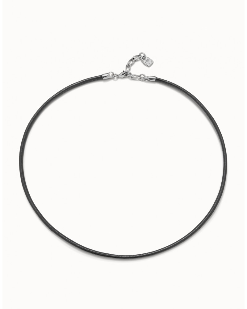 COLGANTE CUERO CIERRE METAL DE UNOde50