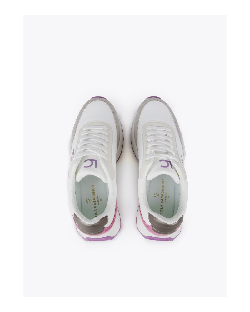 ZAPATILLAS DEPORTIVA LILA ROSA DE LOLA CASADEMUNT