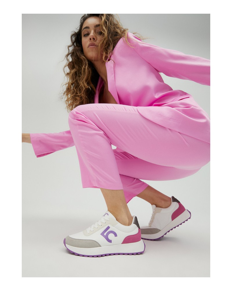 ZAPATILLAS DEPORTIVA LILA ROSA DE LOLA CASADEMUNT