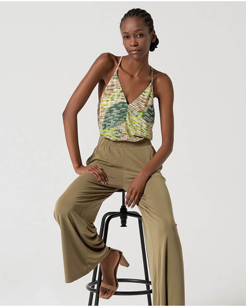 PANTALON GOMA EN CINTURA DE SURKANA