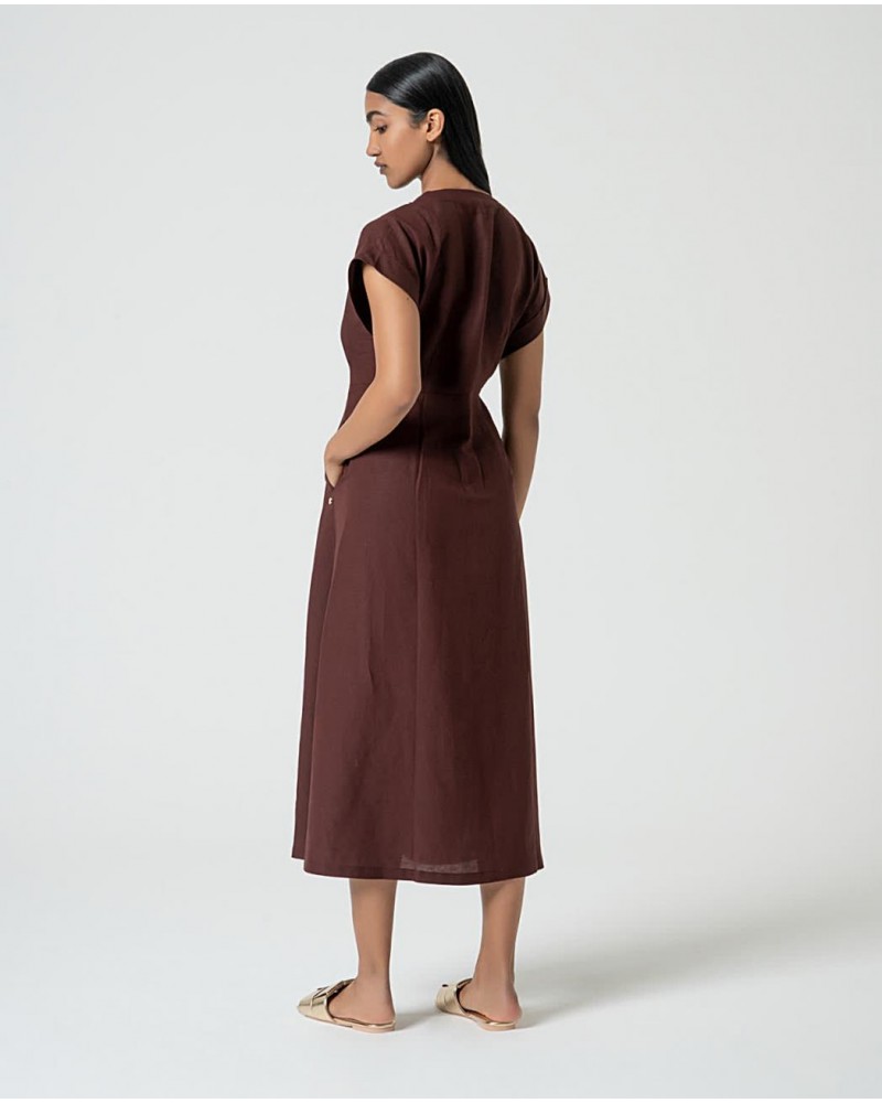 VESTIDO DE LINO DE SURKANA