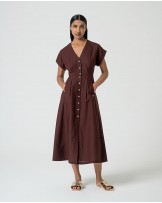 VESTIDO DE LINO DE SURKANA