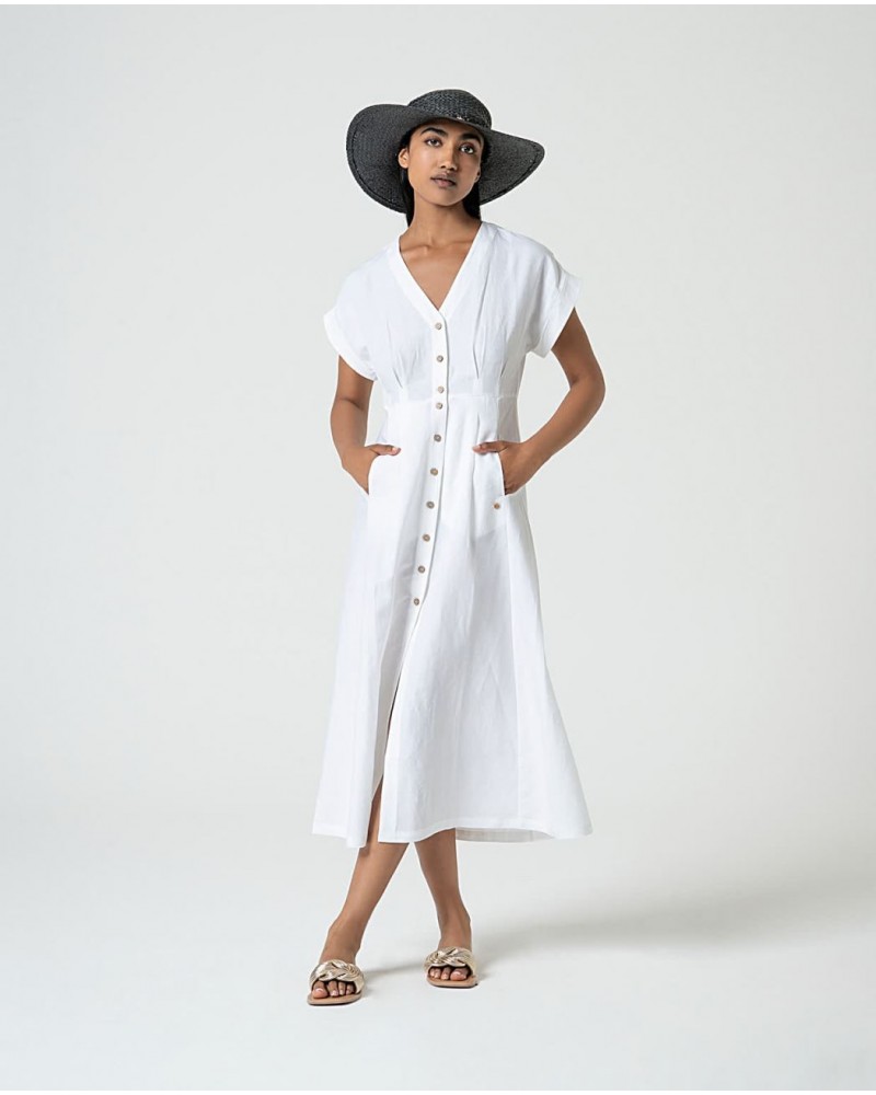 VESTIDO DE LINO DE SURKANA