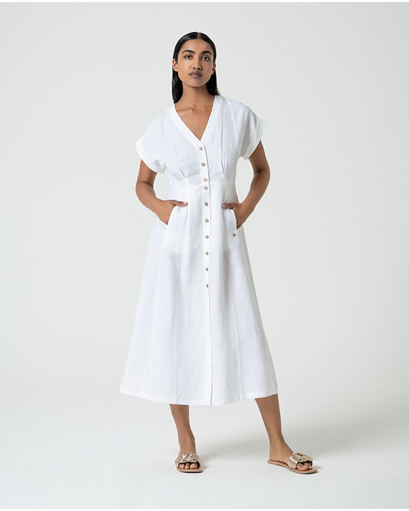 VESTIDO DE LINO DE SURKANA