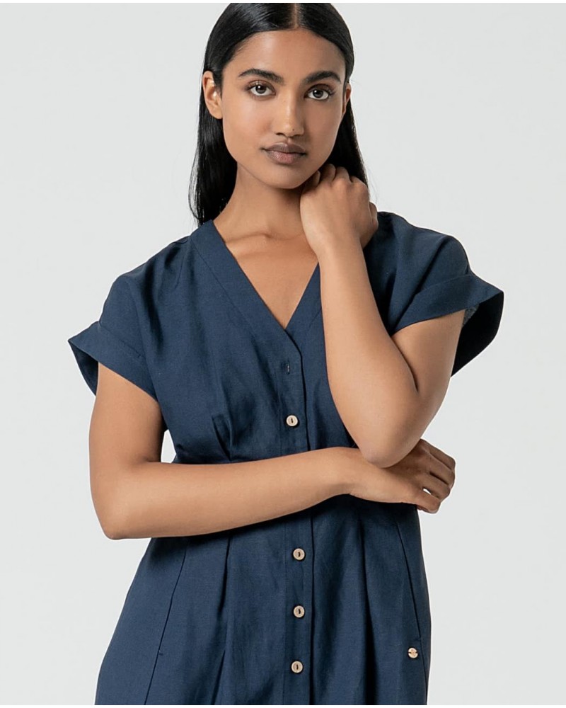 VESTIDO DE LINO DE SURKANA