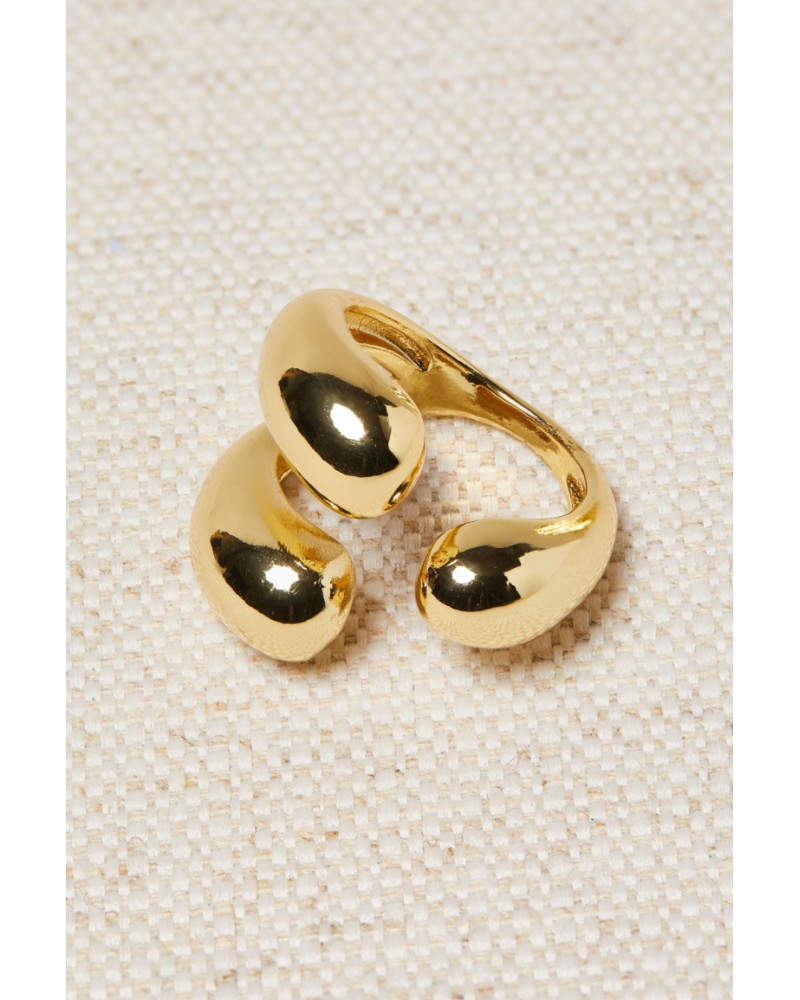 ANILLO METAL DORADO DE LATIDO