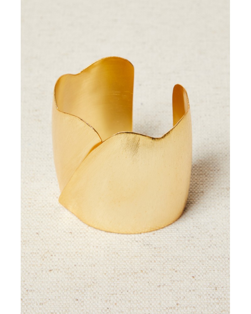 BRAZALETE ANCHO CLEOPATRA DE LATIDO