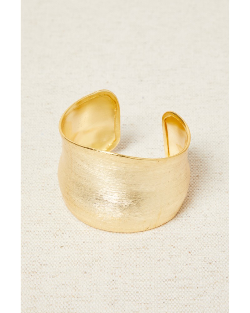 BRAZALETE ANCHO LATON DE LATIDO