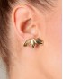 PENDIENTES LEAF ME ALONE DORADOS DE UNOde50