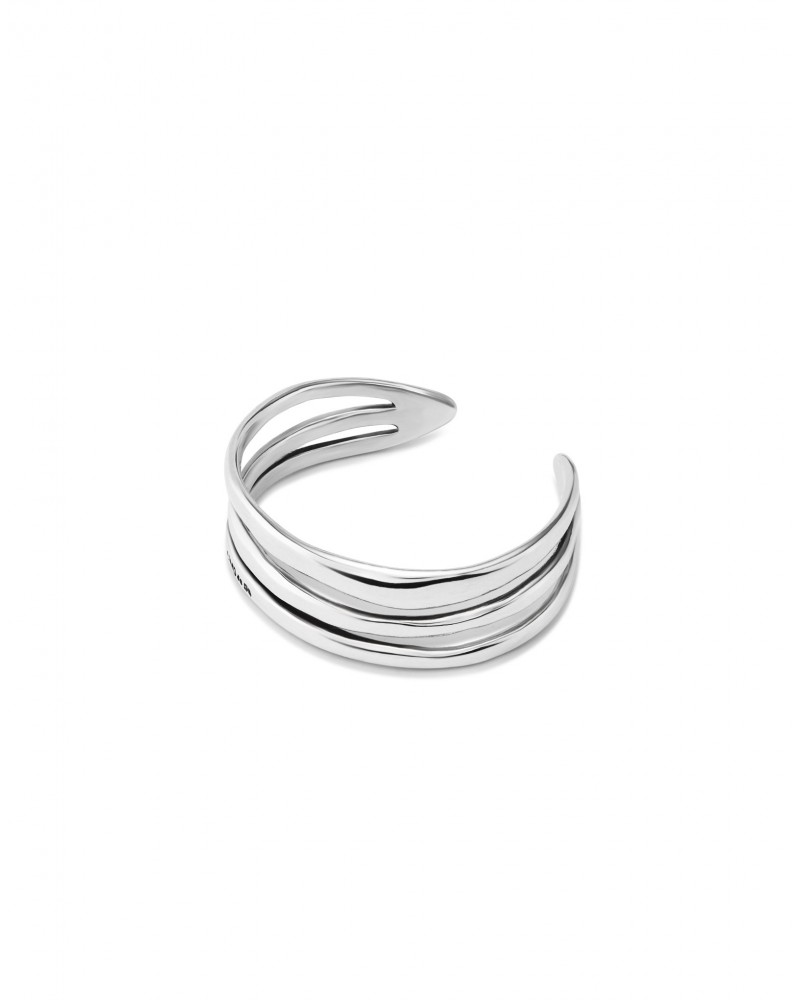 PULSERA RIGIDA BAÑADA EN PLATA DE UNOde50