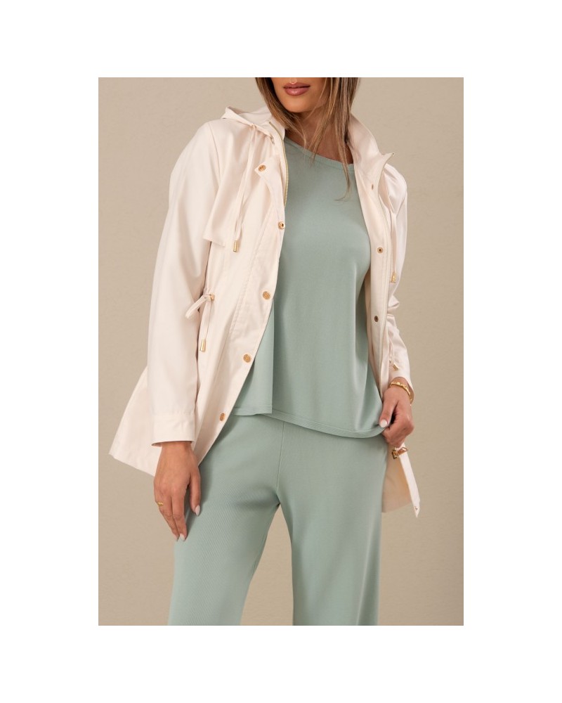 PARKA CON CINTURA AJUSTABLE DE FERRACHE