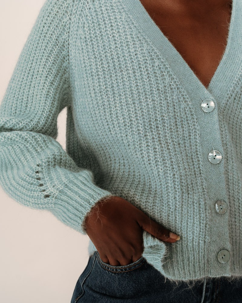 CARDIGAN MANGA LARGA DE GRACE AND MILA