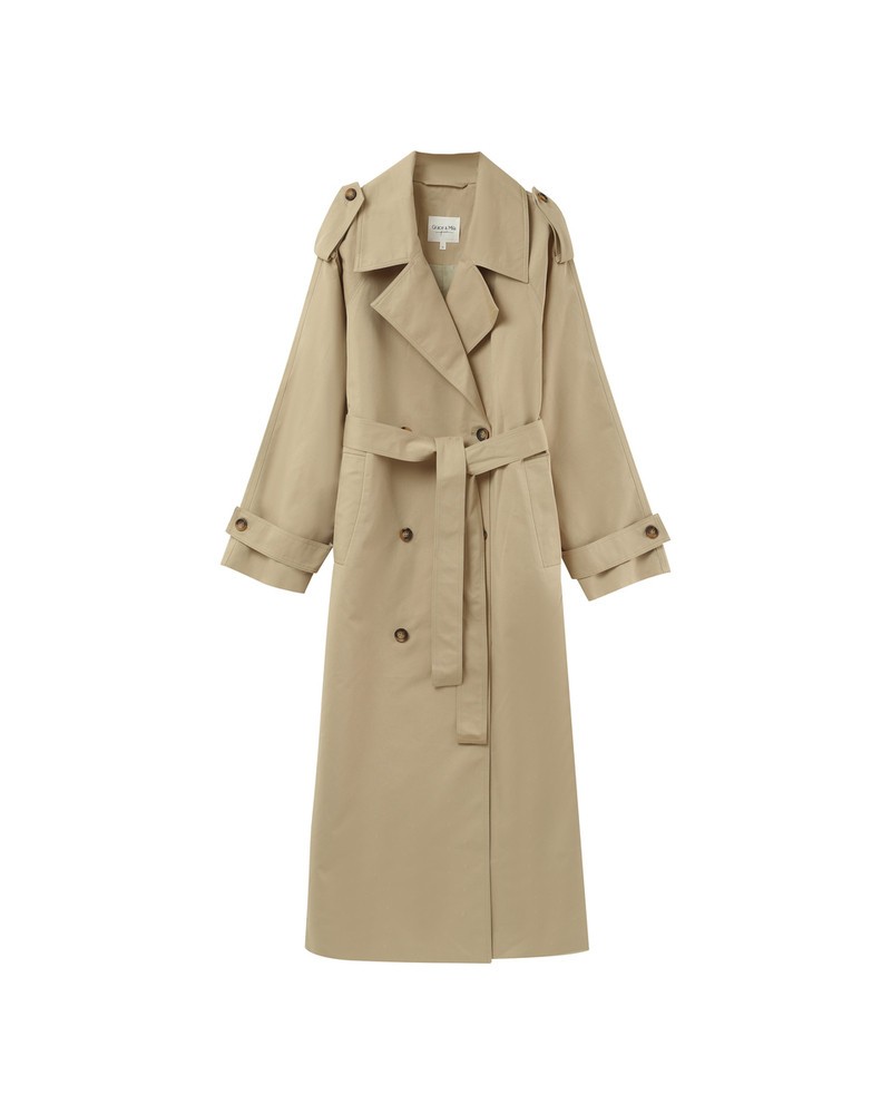 GABARDINA LARGA BEIS DE GRACE AND MILA