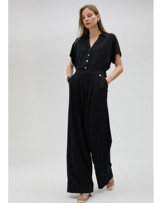 PANTALON FLUIDO NEGRO DE LOLA CASADEMUNT