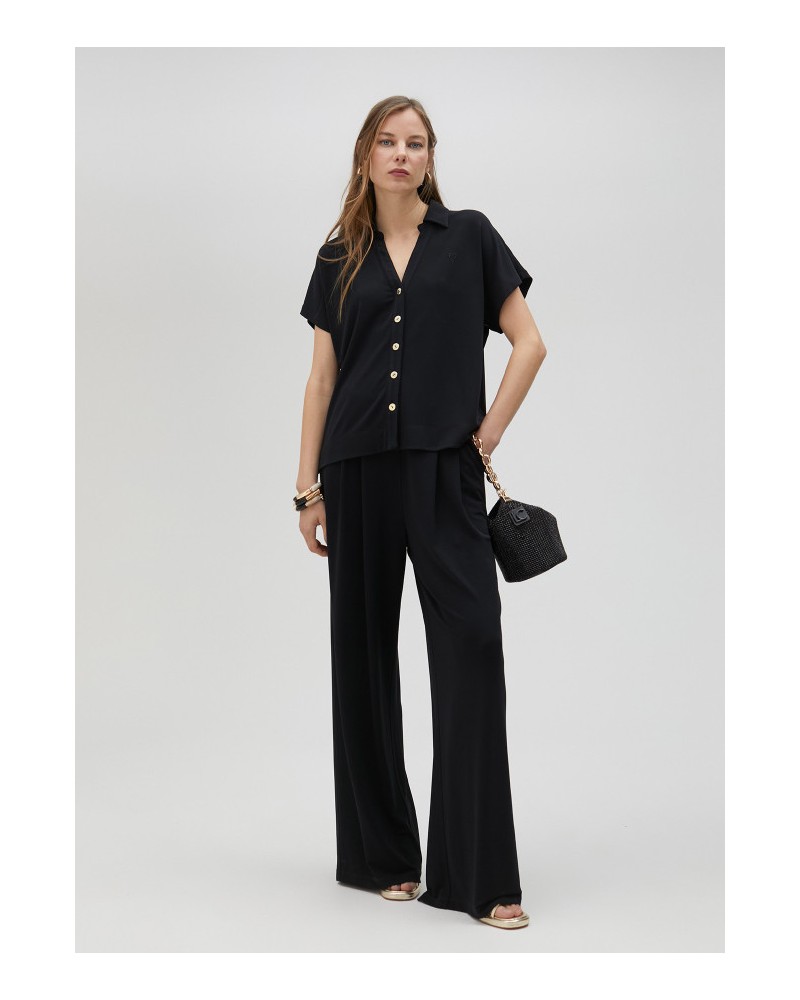 PANTALON FLUIDO NEGRO DE LOLA CASADEMUNT
