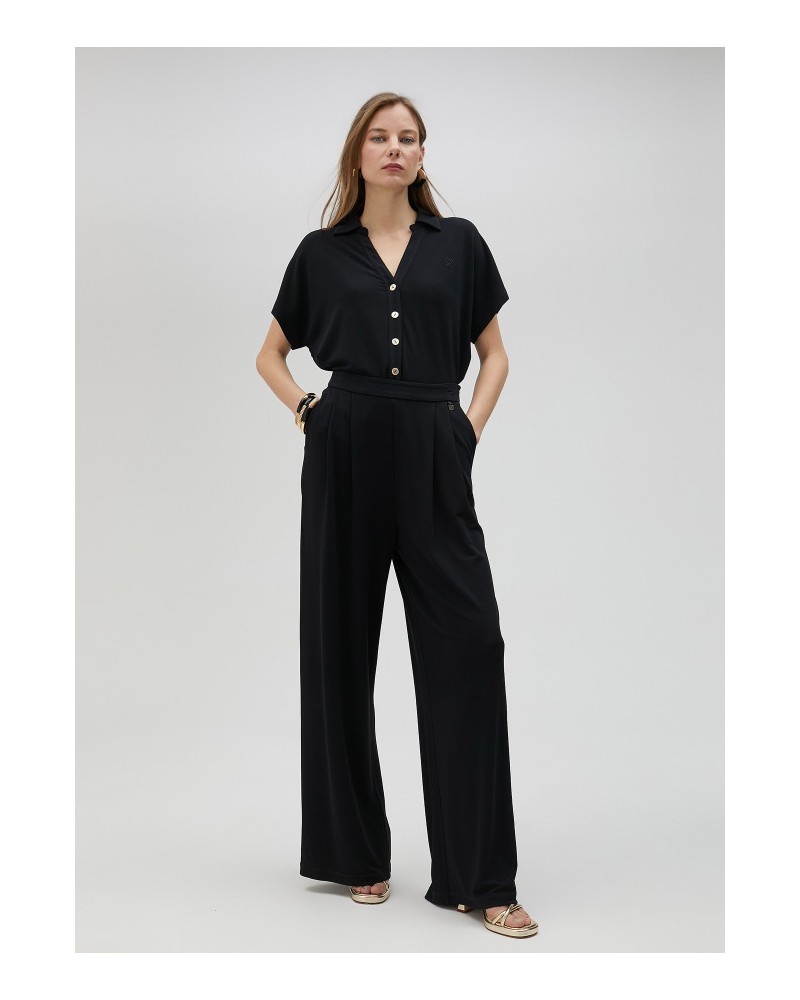 PANTALON FLUIDO NEGRO DE LOLA CASADEMUNT