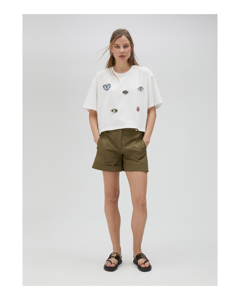 CAMISETA DETALLE PEDRERIA DE LOLA CASADEMUNT