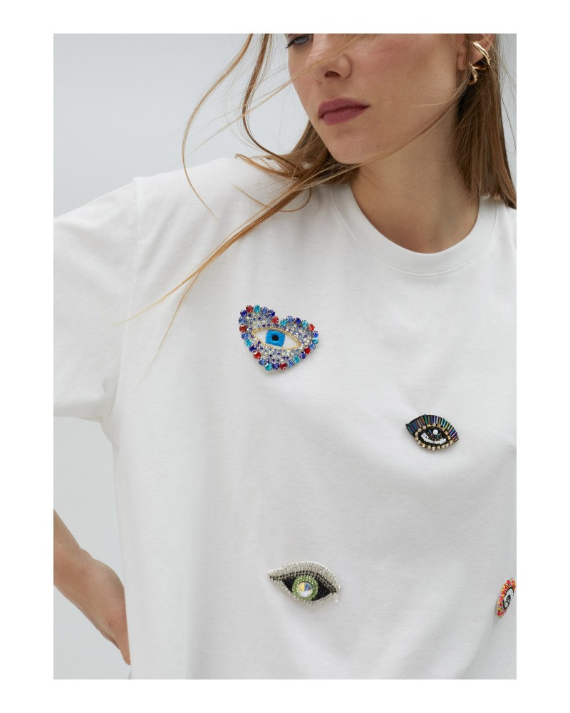 CAMISETA DETALLE PEDRERIA DE LOLA CASADEMUNT