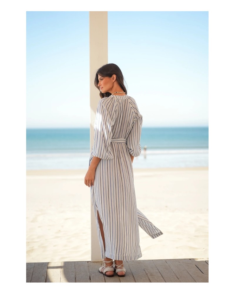 VESTIDO RAYAS CAMISERO DE GUIMANOS
