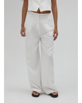 PANTALON PALAZZO BLANCO DE LOLA CASADEMUNT