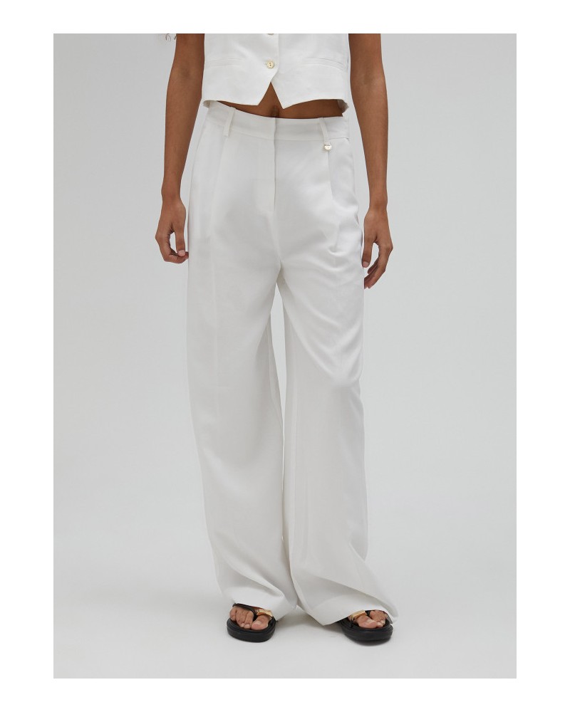 PANTALON PALAZZO BLANCO DE LOLA CASADEMUNT