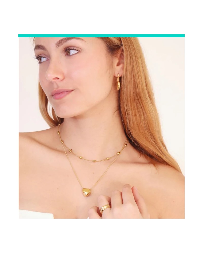 COLLAR BOLITAS ACERO DE ANARTXY