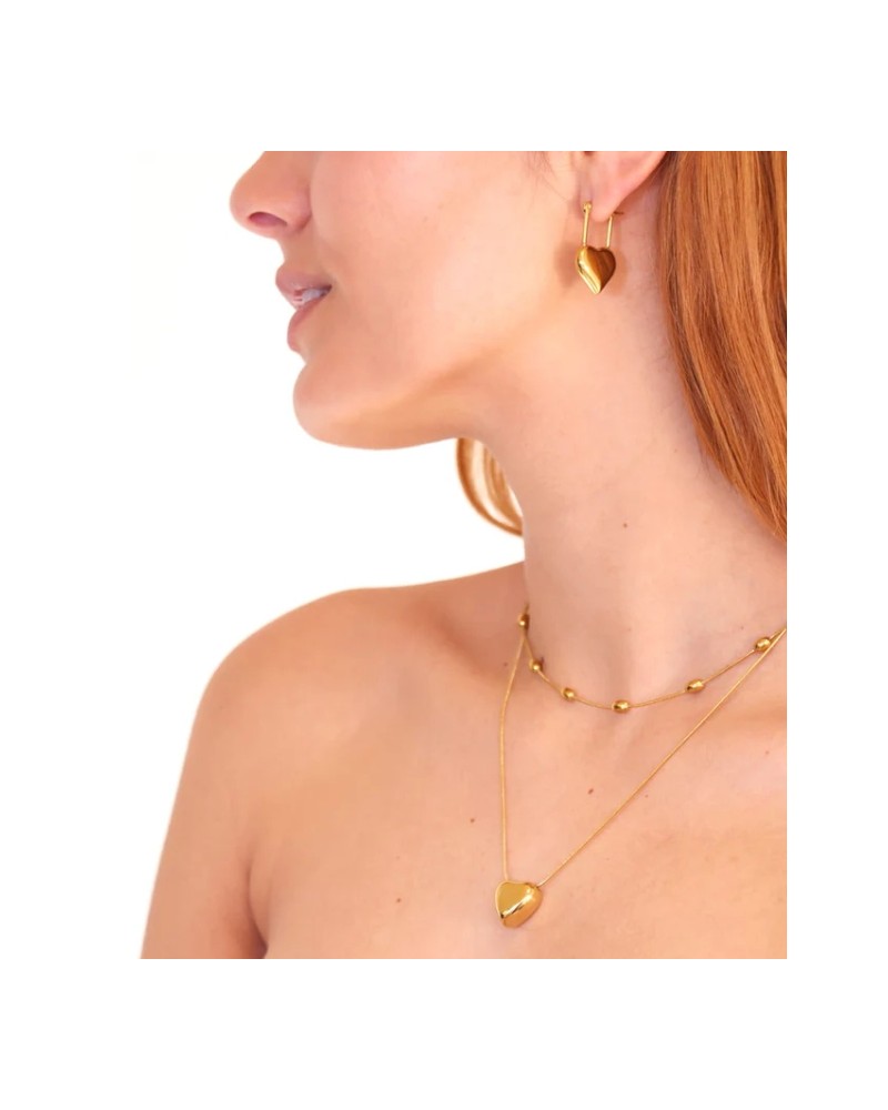 COLLAR BOLITAS ACERO DE ANARTXY