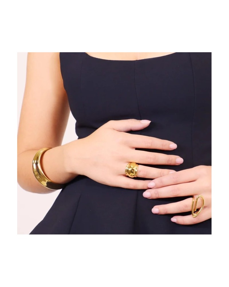 BRAZALETE ANCHO ACERO DE ANARTXY