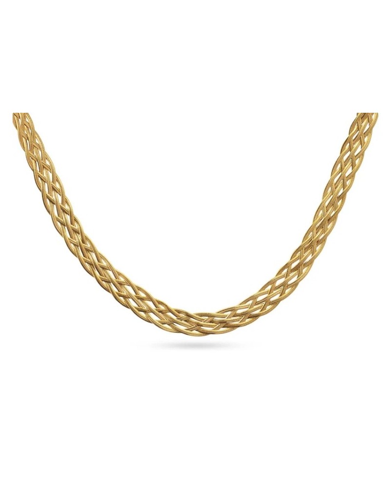 COLLAR CORTO ACERO TRENZADO DE ANARTXY