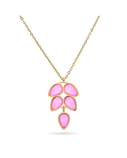 COLLAR ACERO CON PIEDRAS EN CRISTAL DE ANARTXY