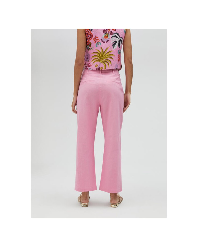 PANTALON LINO ROSA DE LOLA CASADEMUNT