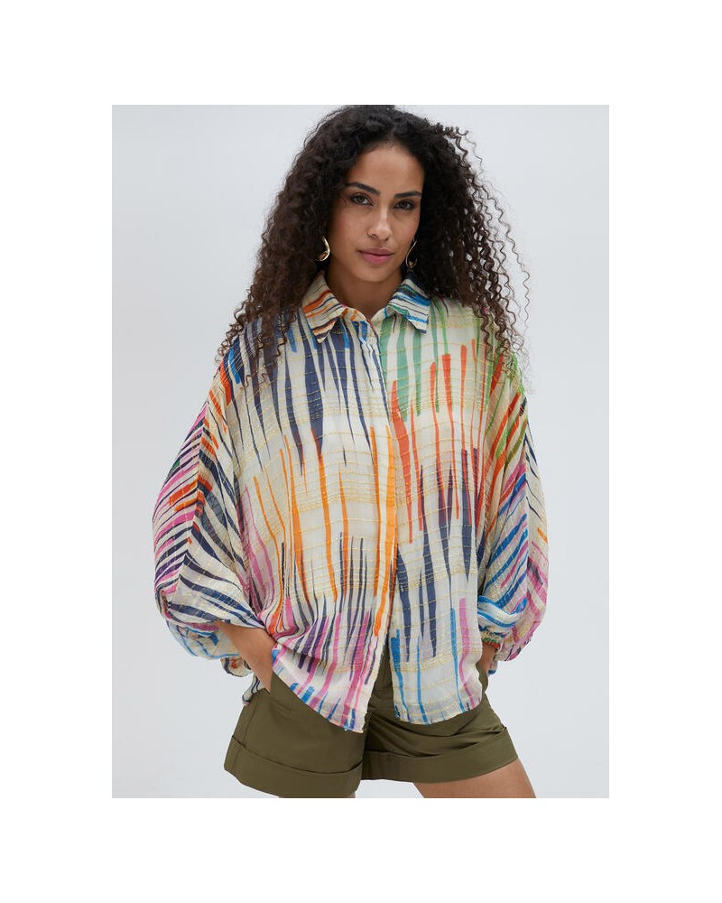 CAMISA RAYA MULTICOLOR DE LOLA CASADEMUNT
