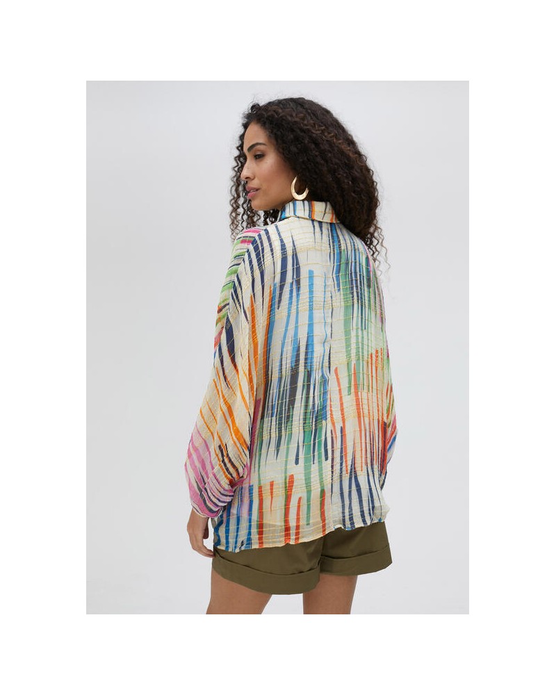 CAMISA RAYA MULTICOLOR DE LOLA CASADEMUNT