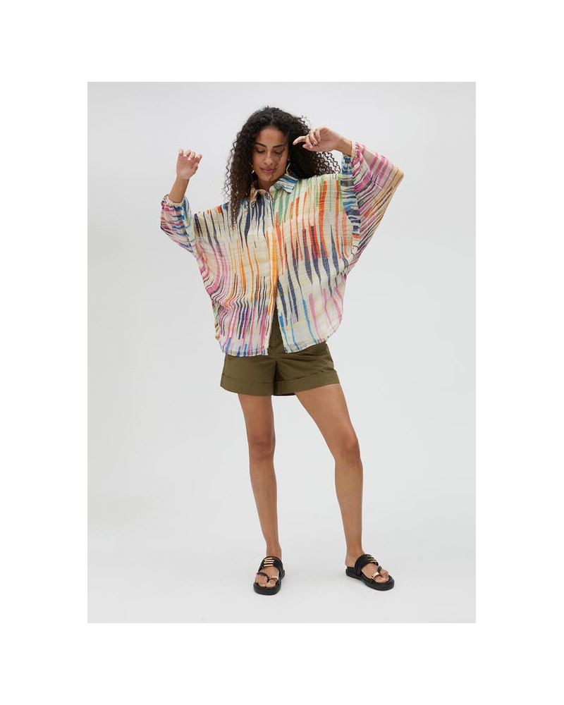 CAMISA RAYA MULTICOLOR DE LOLA CASADEMUNT
