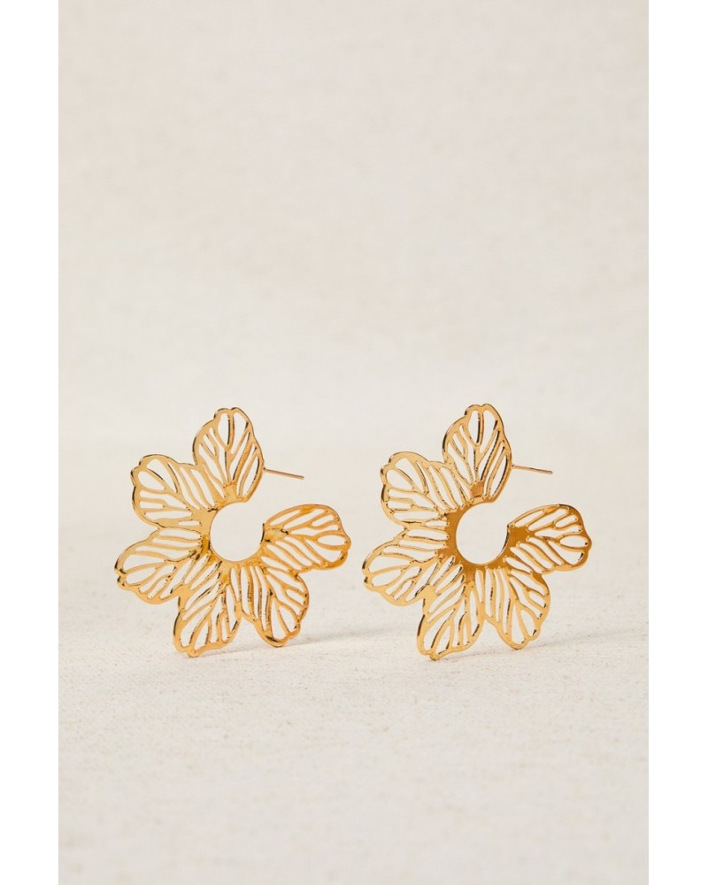 PENDIENTES FLOR TROQUELADA DE LATIDO