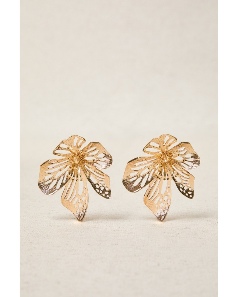 PENDIENTES FLOR TROQUELADA DE LATIDO