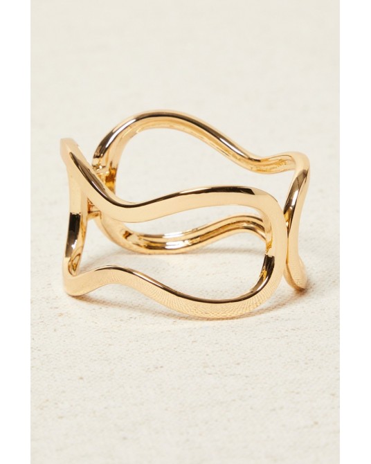 BRAZALETE DORADO DE LATIDO