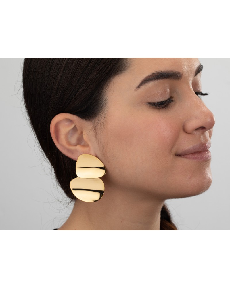 PENDIENTES DOBLE CHAPA ACERO