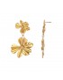 PENDIENTES DOBLE FLOR ACERO