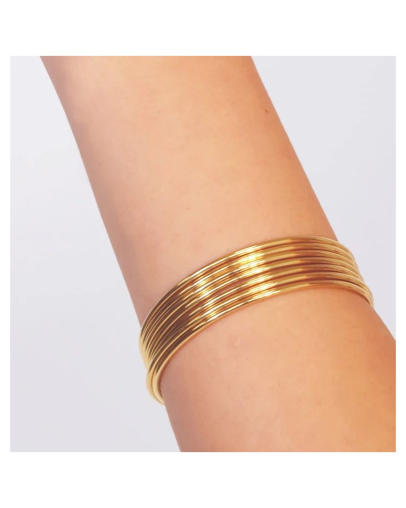 SET DE PULSERAS ARO DE ACERO DE ANARTXY