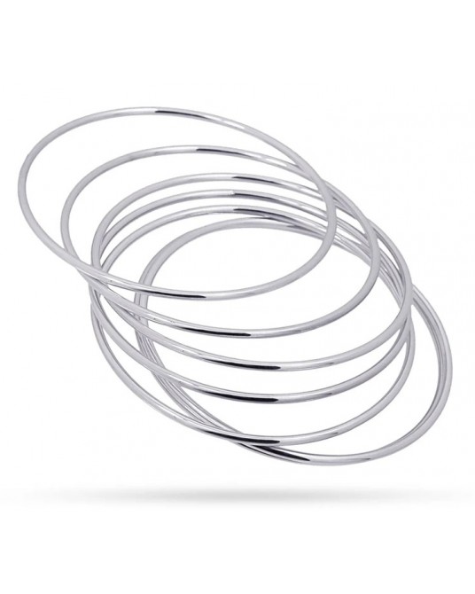 SET DE PULSERAS ARO DE ACERO DE ANARTXY