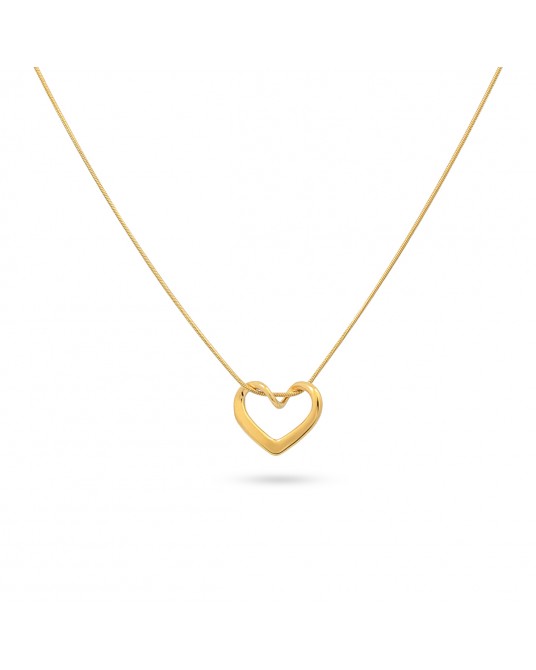 COLLAR CORAZON ACERO DE ANARTXY