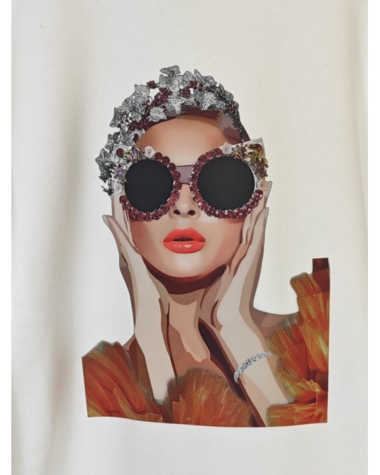 SUDADERA BLANCA LOLA DE LOLAMOON