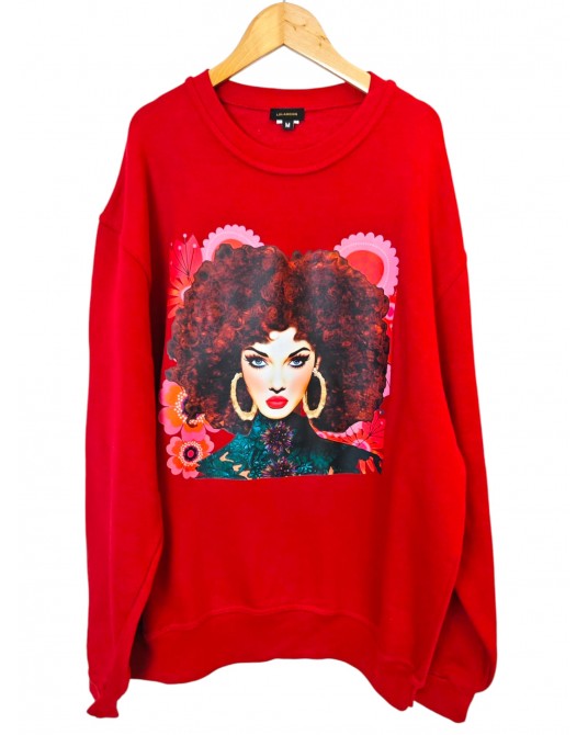 SUDADERA LOLA ROJA DE LOLAMOON