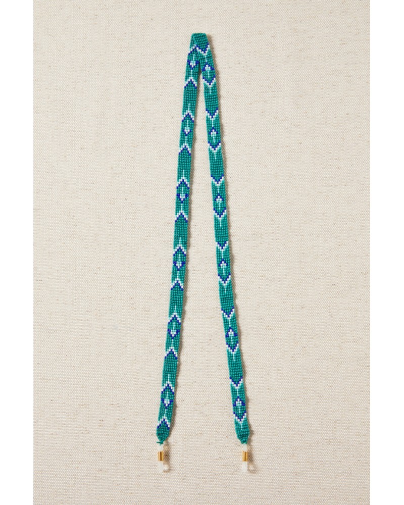 CUELGA GAFAS ABALORIOS DE LATIDO