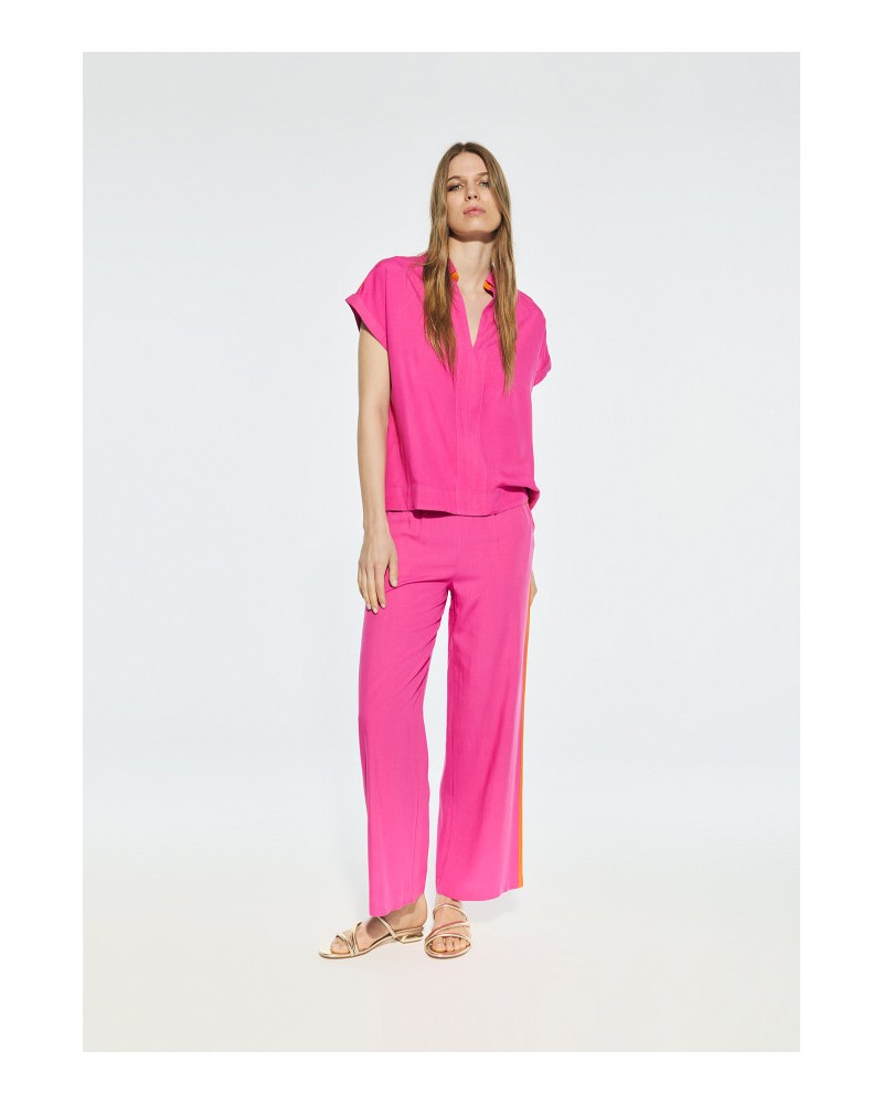 BLUSA ROSA FUXIA DE LOLA CASADEMUNT