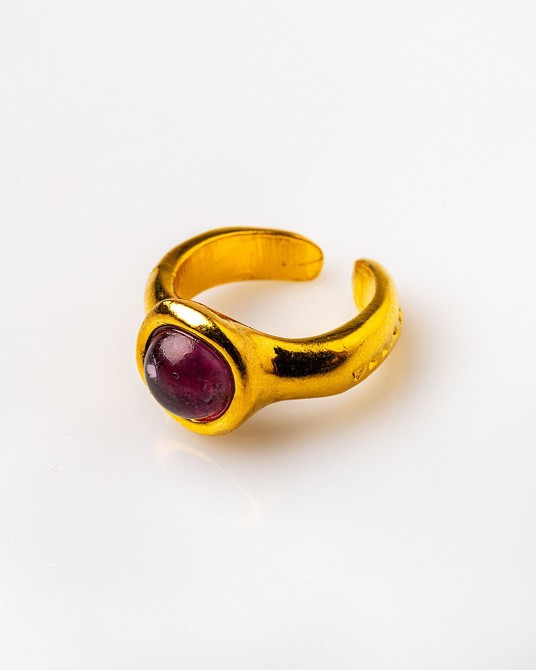 ANILLO AMATISTA BAÑO ORO DE VELATTI