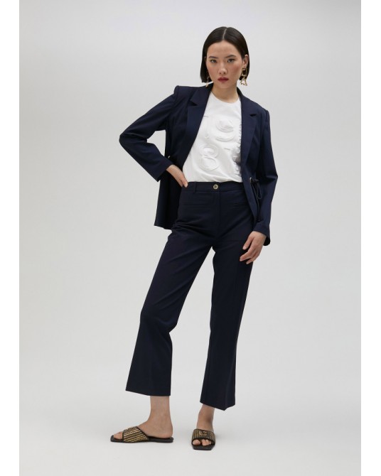 PANTALÒN BÀSICO AZUL MARINO DE LOLA CASADEMUNT